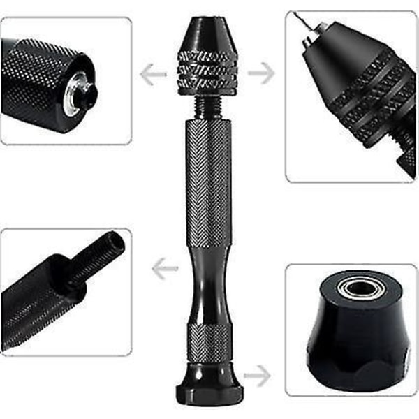 Mini Micro Aluminium Twist Bor Bits 10 stk. Rotationsværktøjer