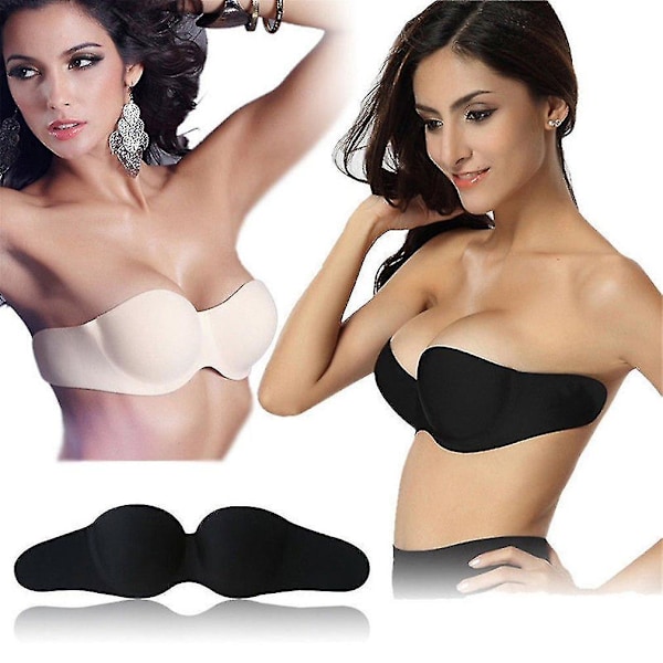 Usynlig Sexy Push-Up BH for Kvinner med Frontlukking og Sømløs Design