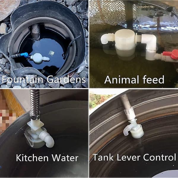 3/4\" Flydeventil, til Pools, Husdyr Tanke, Akvakultur, Akvarier