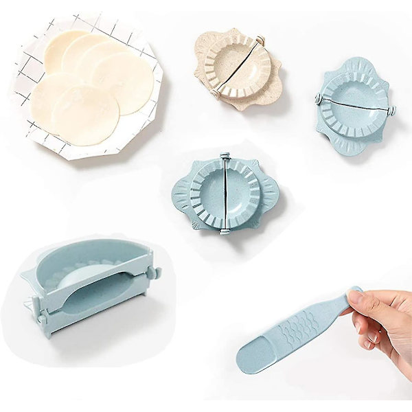 Plast Wonton Bestick Set 13 X 8 Cm Hemma Dumpling Press Plånbok 2 Stycken