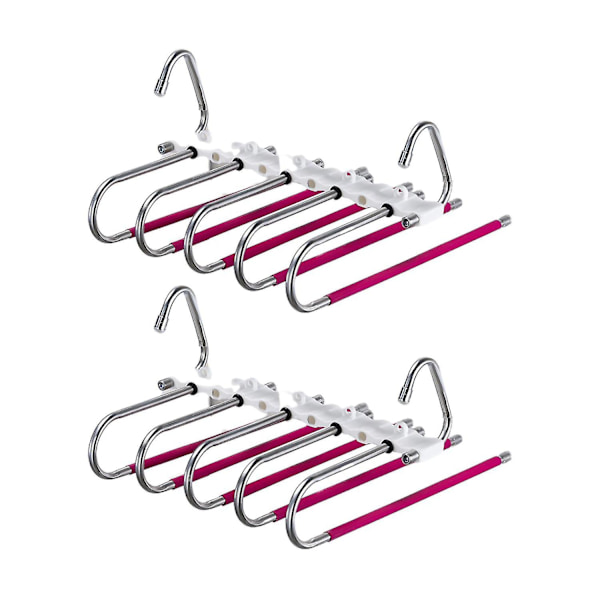 Byxhängare för utrymmesbesparing Klädorganisator 2-pack