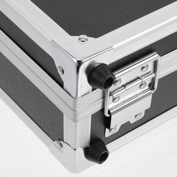 Bärbar verktygslåda i aluminiumlegering med säker låsmekanism och lätt design