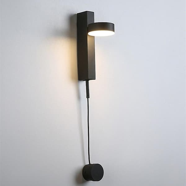 Enkel Sängbord Vägglampa Rotera Led Sovrum Korridor