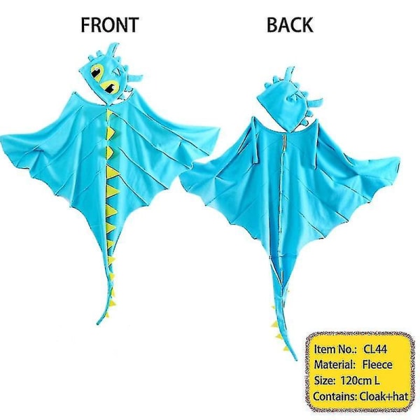 Toothless-asu: Viitta ja Hattu Sky blue