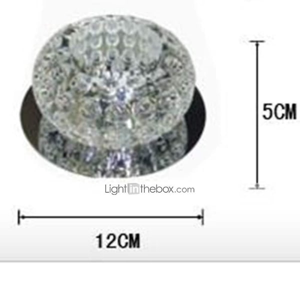 1kpl 3w kattovalaisin Led Spotlight 3 led helmiä kristalli