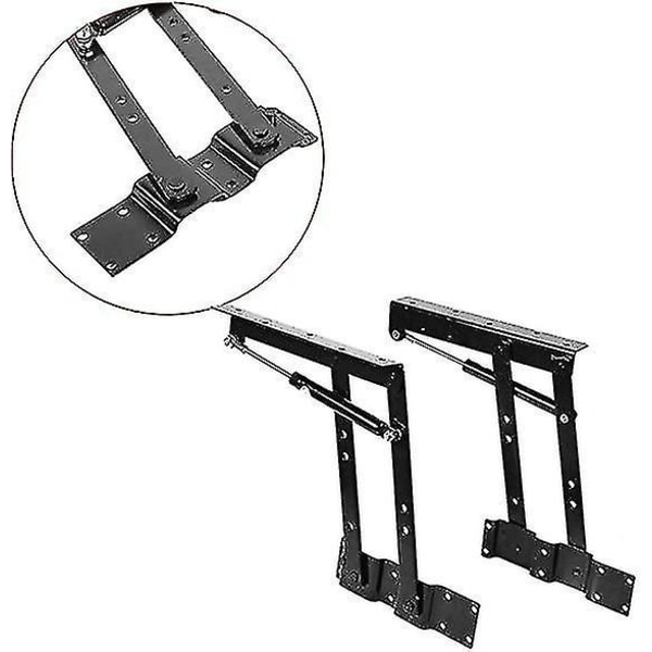 2x Praktisk Robust Stål Løftebordmekanisme Hardware Top Løfte Ramme Møbler