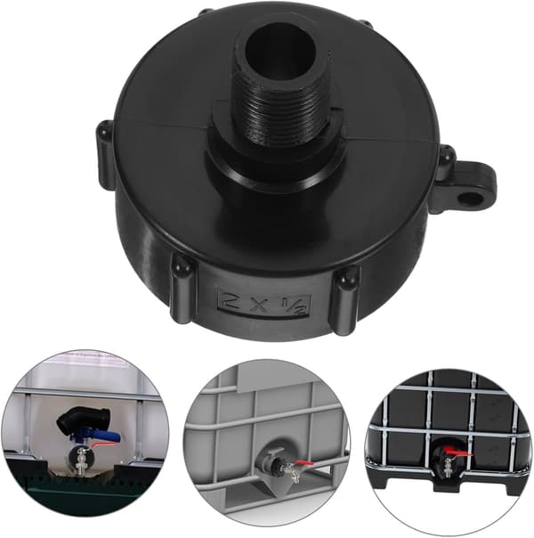 Ventiladapter for Tank 2 stk. Kraftig Tote Adapter