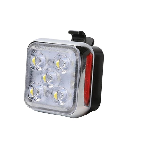 Sykkellys USB-lading 5 LED Varig Baklys