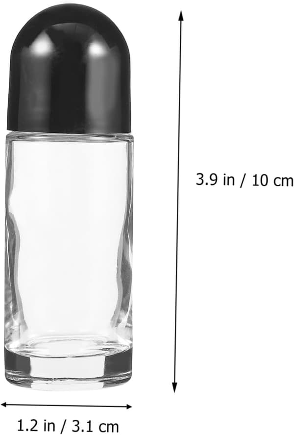 6 st eterisk olja Rollerball-flaskor Resetoalettflaskor för hårolja Parfymlotion