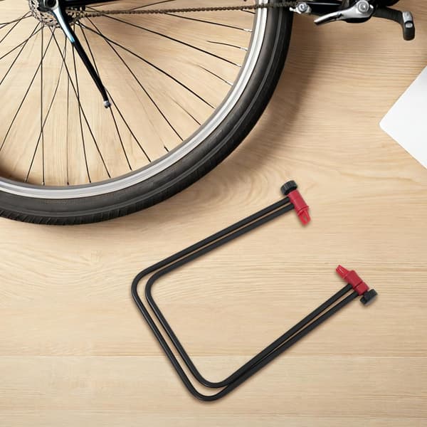 Vikbart cykelunderhållsställ Cykelstöd med U-formad triangulär ram för inomhusreparation och förvaring