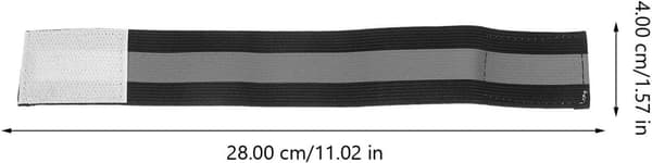 Justerbart reflekterande nattband Praktiska armbindlar för säkerhet Reflekterande ankelband