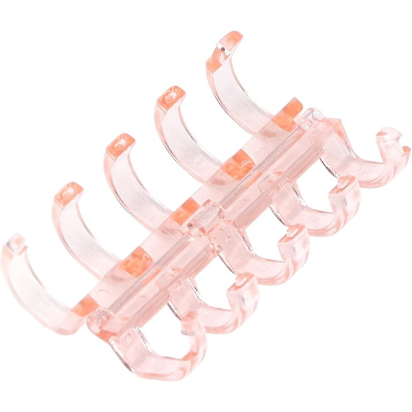 Lösa blad-bindring med ringbindningshål (rosa) (6 st)