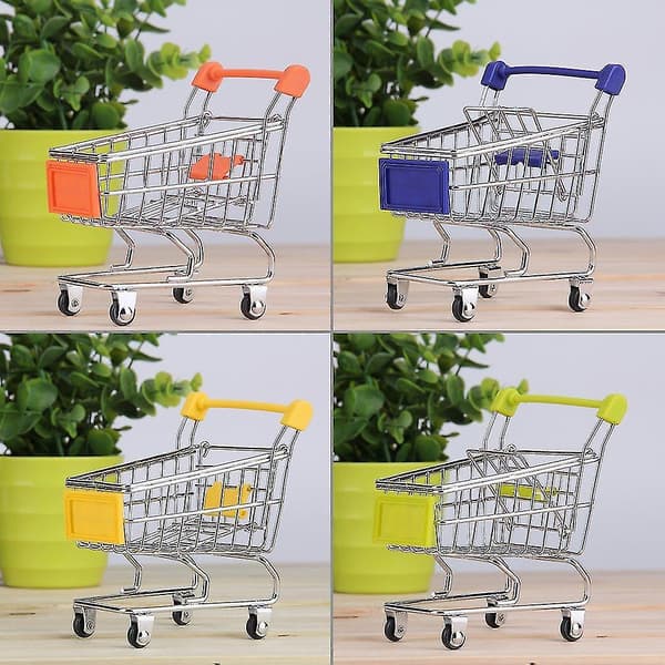 Mini Handlekurv for Oppbevaring, Borddekorasjon, Leke