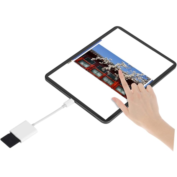 Kortlæser USB-C Skriver Computer Hukommelse Bærbar Læser Hukommelseskortlæser Drev Adapter