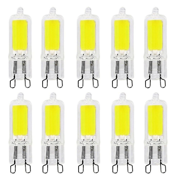 10 kpl 5W LED Bi-pin -lamppu JC-tyyppi 500lm G9 COB