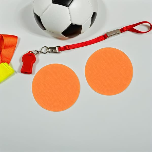 12 st fotbollsträningsskyltskivor Agility Flat Cones för mattgolv Agility Dots