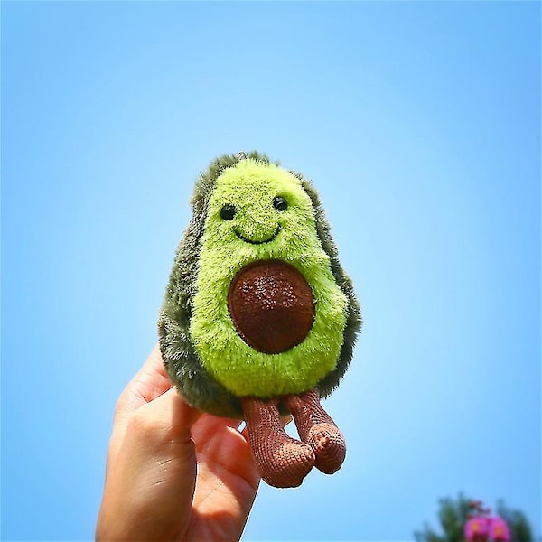 1 st. Nyckelring Frukter Fylld Plysch Leksak Fylld Dock Nyckelring Kudde Flicka Kawaii Väska Hänge