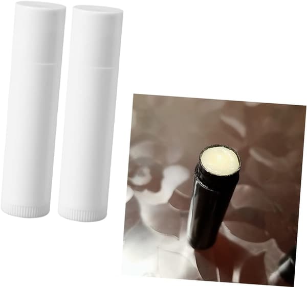 50 stk. tomme læbepomaderør DIY plastikopbevaringsrør til læbepomade makeup tilbehør