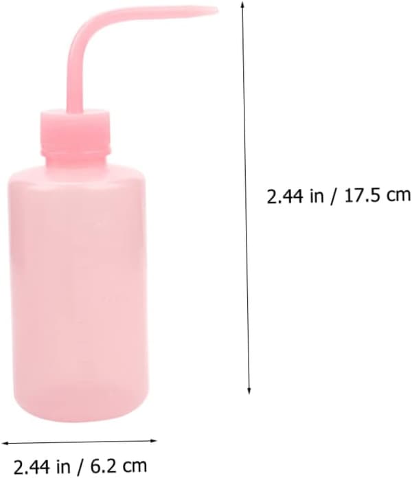 Ögonfransrengöringsflaska 6st 250ml Multifunktionella bärbara klämflaskor i plast