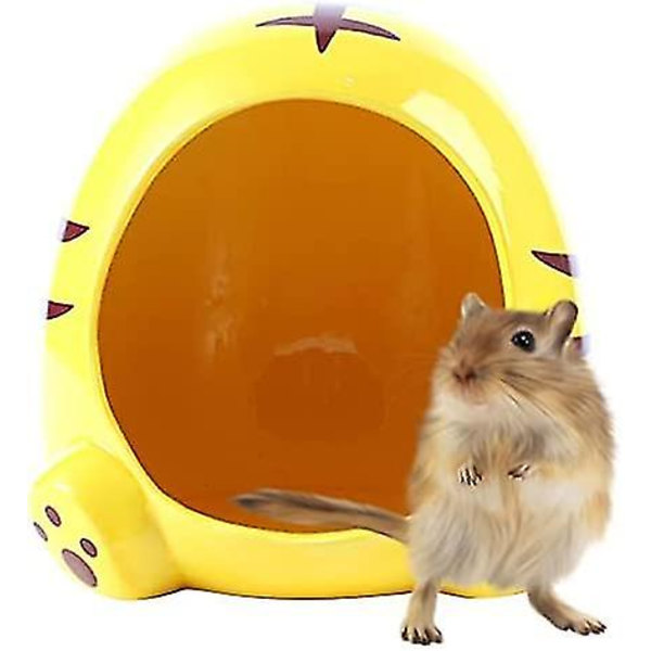 Hamsterhus i Keramik, Søt: Kjølig Porselen Hamsterbur Vaskbart Tegneserie Lite Dyr Skjulested Gerbil Sovested