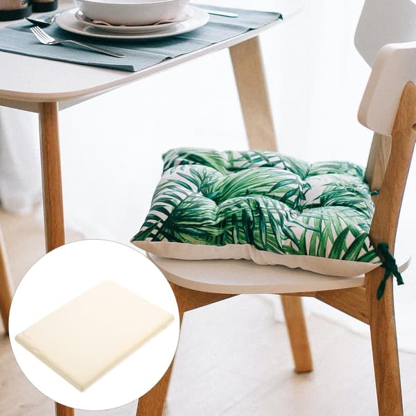 Setepute i minneskum 34X24X3Cm Rektangulær Erstatning for Sofa og Kontorstol