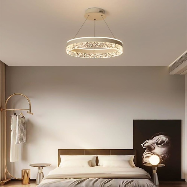 LED-Hänglampa Ring Cirkel Design 50cm Dimbar