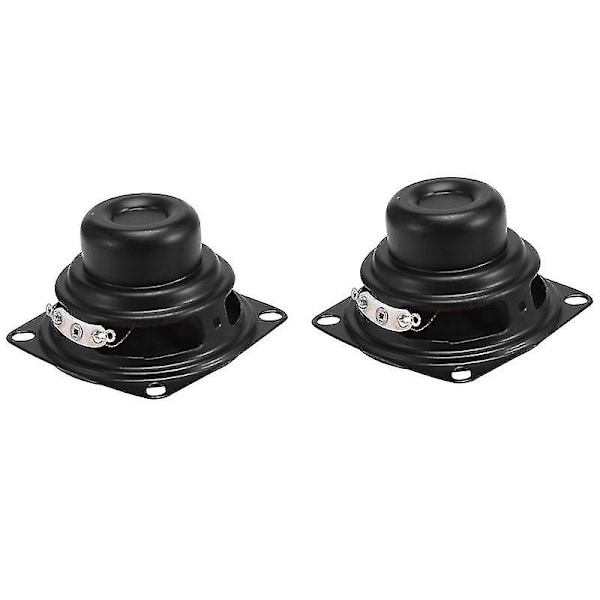2 st 2 Tums Bärbara Högtalare Drivrutin 4 Ohm 10W Full Range Ljudhögtalare Förstärkare Hemmabio DIY