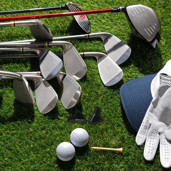 2 stk. gummiføtter til golfbag, sklisikre erstatningstilbehør