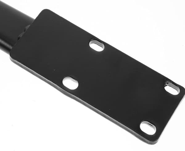 Kraftig ryggstøttestang i rustfritt stål modell B-3.5-6.5 Solid