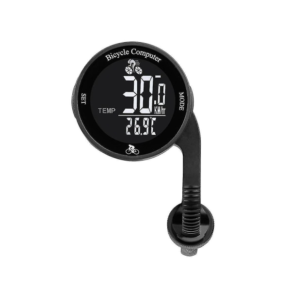 Trådlös cykelcomputer Vattentät Bergscykel Odometer Multifunktionell LCD-skärm Cykling Spe-yuhao