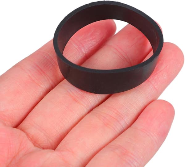 6 st svarta 32 mm gummiband för dyktank för dykviktsbälte