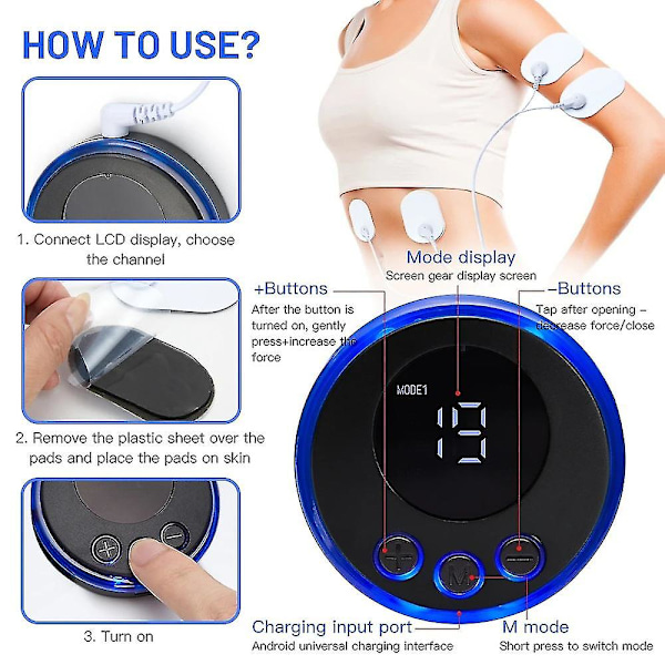 Portabel Ansiktslyftande Ström Muskel Stimulator Ems Ansiktsvård Massager Ögon Skönhetsenhet With Remote Control