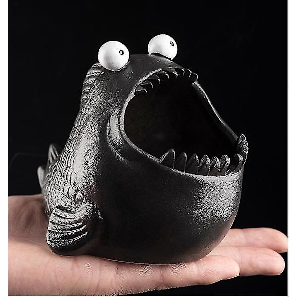 Luova söpö eläin keramiikka tuhkakuppi Piranha työpöydän sisustus