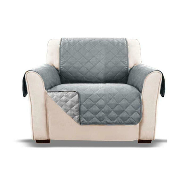 Soffaöverdrag för husdjur, quiltad, tvättbar, halkfri, soffskydd 1 Seater (55x196cm)