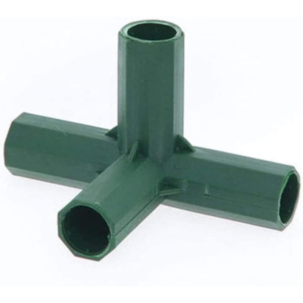 Plastikbelagte Canes Connector til Havekonstruktioner/støtter Bur/frugtbur/netrammer/hegn, Drivhusramme Møbelbygning Connector