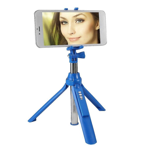 Mini stativ Bluetooth Selfie Stick Monopod til telefon