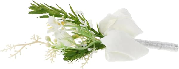 Bröllopsbrosch för män PE tygblomma nål koreansk stil Boutonniere