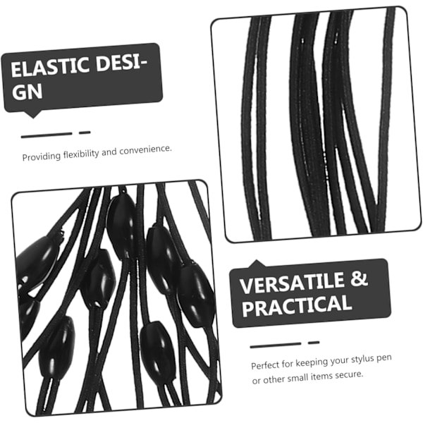 10-pak Pen Anti-tab Reb Stylus Snor Elastisk Reb