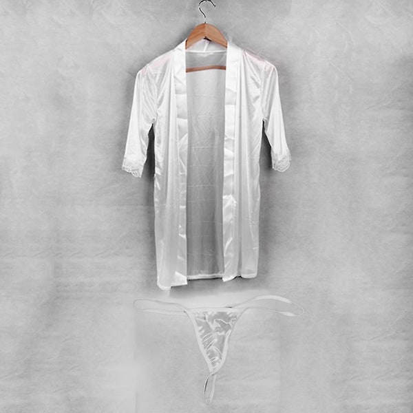 Naisten seksikäs pitsimekko ja G-string - yöasu