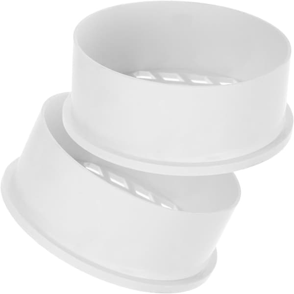 Avtagbart golvbrunnsskydd 2 st 110 mm PVC-insatsrörsfilter för balkong