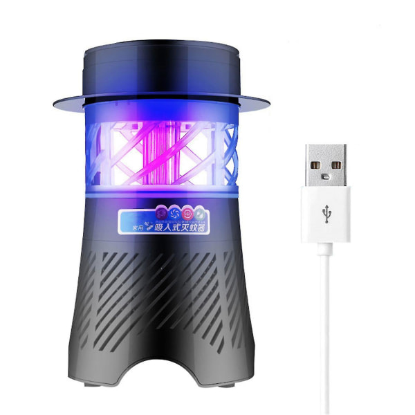 Elektrisk Mosquito Killer Lampa USB Indoor Bug Zapper För Hemträdgård Bionic Led Light