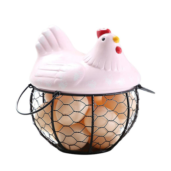 Varme produkter Kylling Eggkurver Wire Collection Keramisk Holder