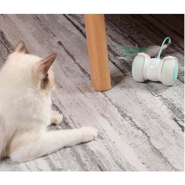 Kjæledyr LED-fjernkontroll Funny Cat Toy Car Electric Balance