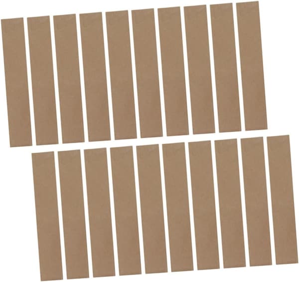 200 st ätpinnar i kraftpapper, bestickpåsar för avhämtning, elegant design