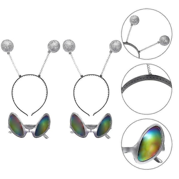 2-pack Alien Glasögon Hög Kvalitet