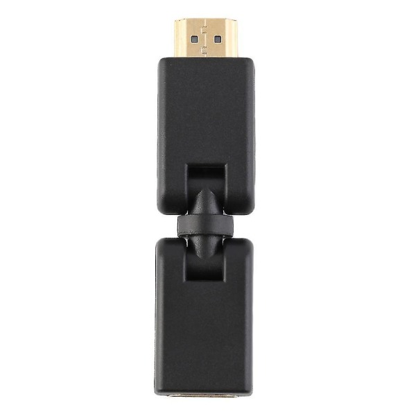 HDMI-uros-naar-naaras 180 asteen kääntyvä sovitinliitin