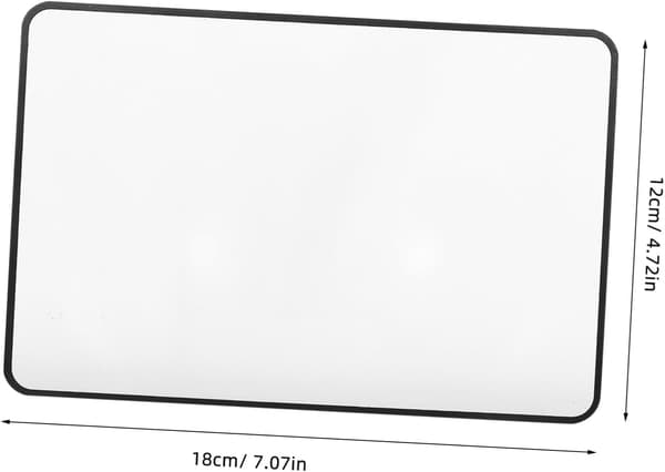 PVC full side forstørrelsesglass bokmerke lett leseforstørrelse