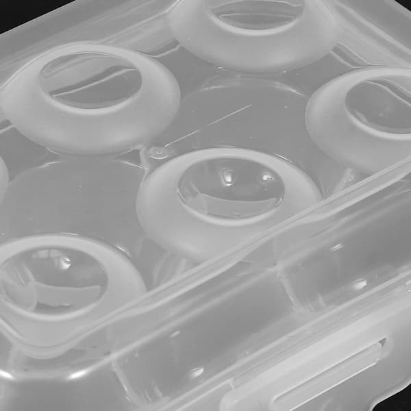 Bærbar camping eggholder eggorganisator flat PP-plastdesign med bevaring av friskhet