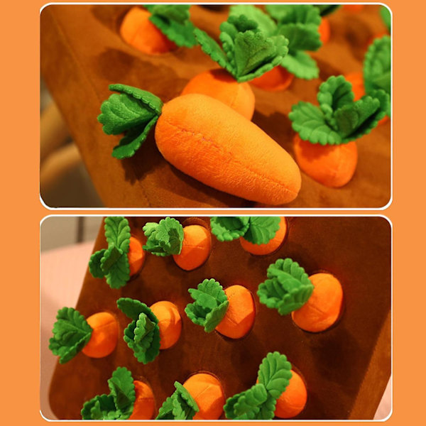 Seek Carrot Farm Hundeleksak Långsam utfodring Stressreducering
