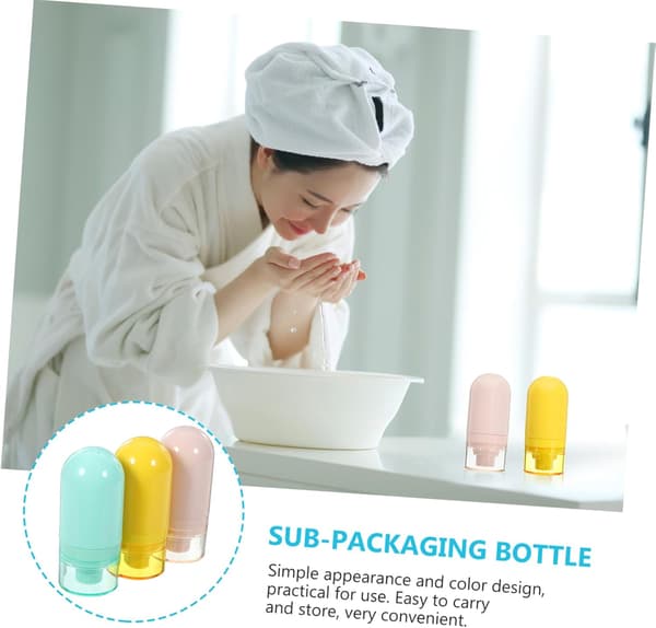 3 st 30 ml ABS-plast reseflaskor med vakuumspraypump